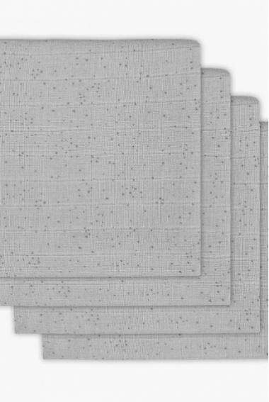 Муслиновые пеленки для новорожденного Jollein средние, Mini dots, Mist Grey