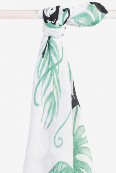 Пеленка/простынь муслиновая для новорожденных Jollein большая, Monkey