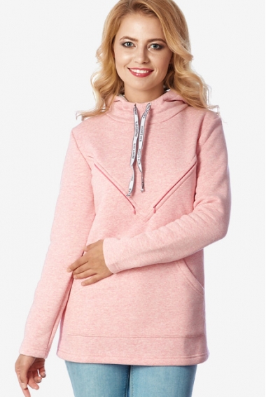 Толстовка для кормящих и беременных из футера Betty, розовый