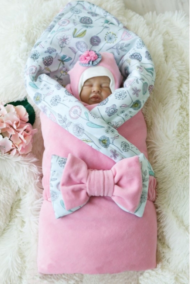 Комплект на выписку из роддома осенний Puffi (7 предметов)