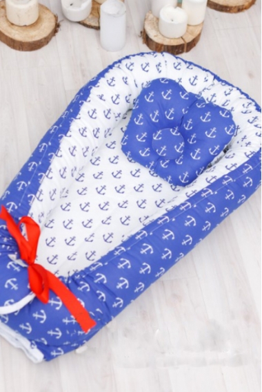 Гнездышко-кокон для новорожденных Babynest Sailor Гнездышко-кокон для новорожденных Babynest Sailor