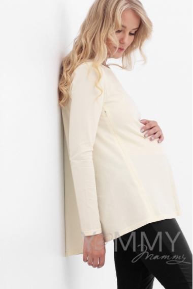 Туника для беременных и кормящих, цвет экрю
