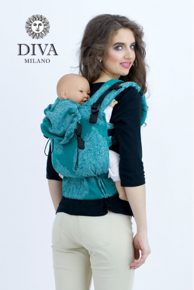 Эрго-рюкзак для новорожденных Diva Essenza Smeraldo One! с бамбуком