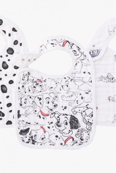 Слюнявчик Aden&Anais, набор из 3 штук, 101 Dalmatians