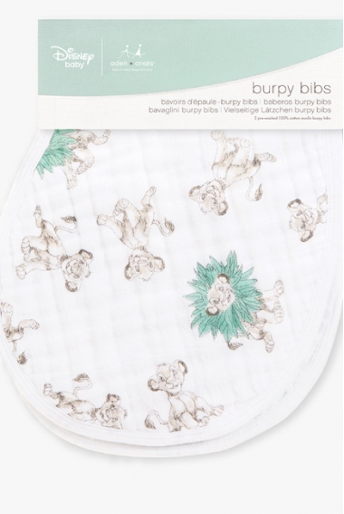 Слюнявчик Aden&Anais 2в1, набор из 2 штук, Lion King