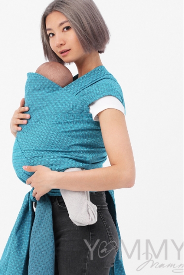 Май-слинг Yammy Mammy, цвет бирюзовый/темно-серый