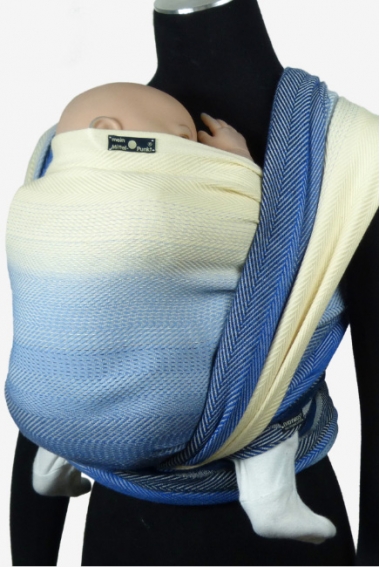Слинг-шарф Didymos, Lisca Arctic Blue Wool с шерстью