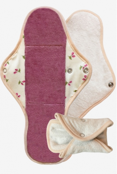 Ночная многоразовая женская прокладка, тюльпан