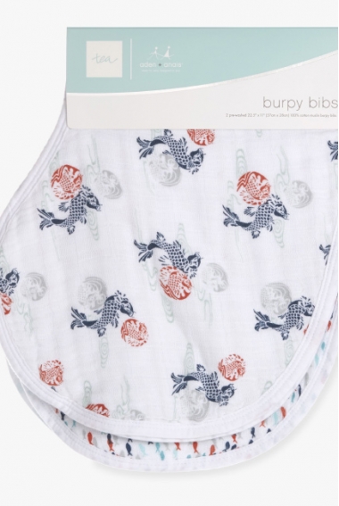 Слюнявчик Aden Anais 2в1, набор из 2 штук, Fish Pond