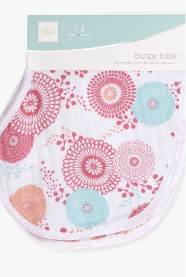 Слюнявчик Aden&Anais 2в1, набор из 2 штук, Global Garden