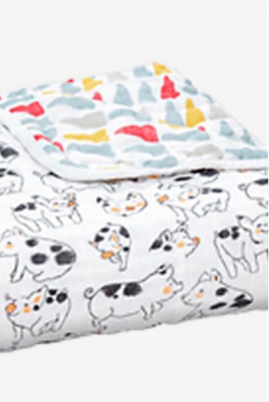 Одеяло муслиновое Aden Anais, Pig Year