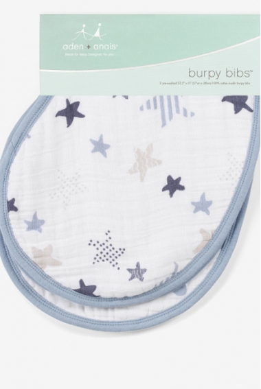 Слюнявчик 2в1 Aden&Anais, набор из 2 штук, Rock Star