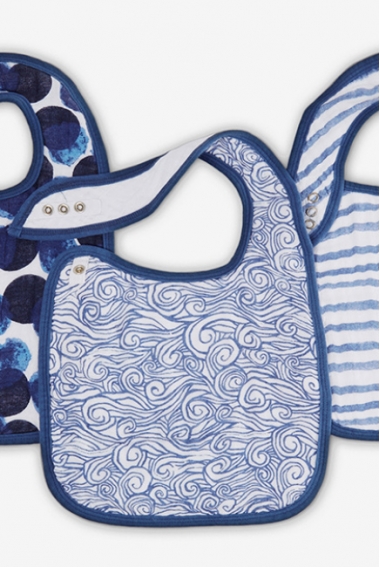 Слюнявчик Aden Anais, набор из 3 штук, Seafaring