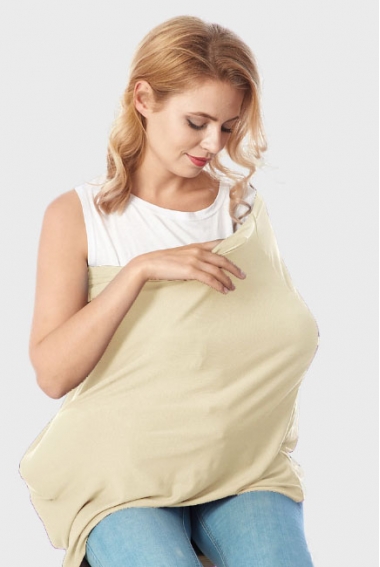 Накидка для кормления "Бэлла", Экрю