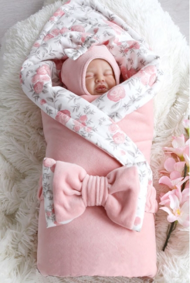 Комплект на выписку из роддома холодное лето Vintage Poudre (6 предметов)