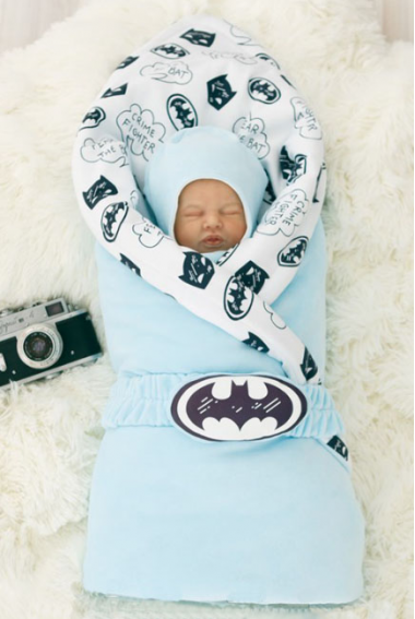 Комплект на выписку холодное лето, Batman (6 предметов)