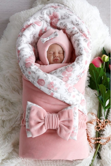 Комплект на выписку демисезонный Vintage Poudre (6 предметов)