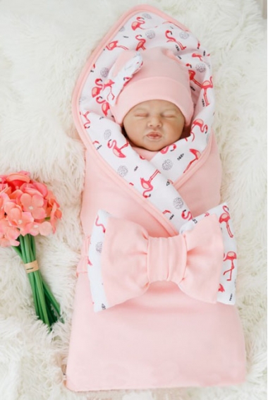 Комплект на выписку из роддома летний Flamingo (5 предметов)