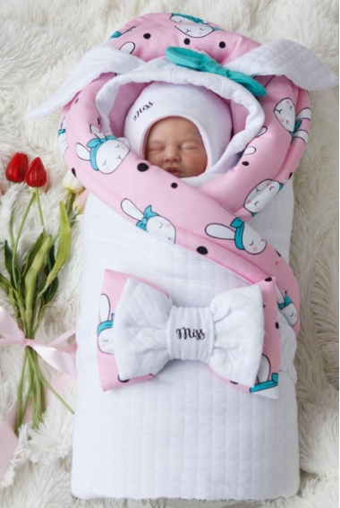 Комплект на выписку демисезонный, Miss Banny (6 предметов)