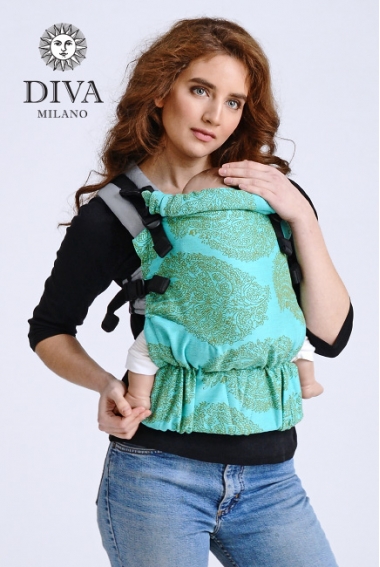 Эрго-рюкзак для новорожденных Diva Essenza Menta Simple One! с бамбуком