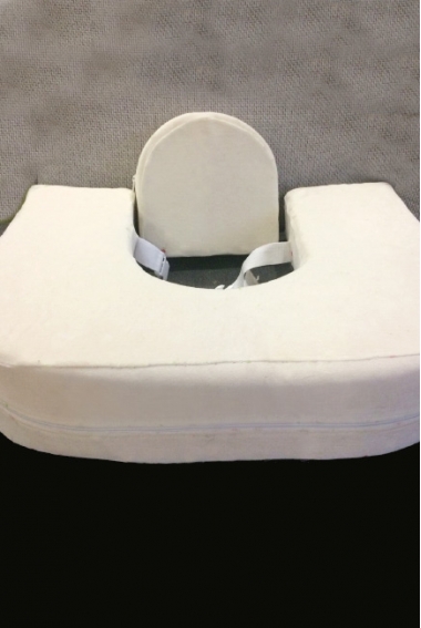 Подушка для кормления двойни Milk Rivers Twins, с дополнительной подушкой для спины экрю