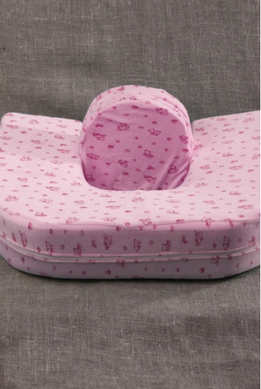 Подушка для кормления двойни «Milk Rivers Twins» с дополнительной подушкой для спины розовая