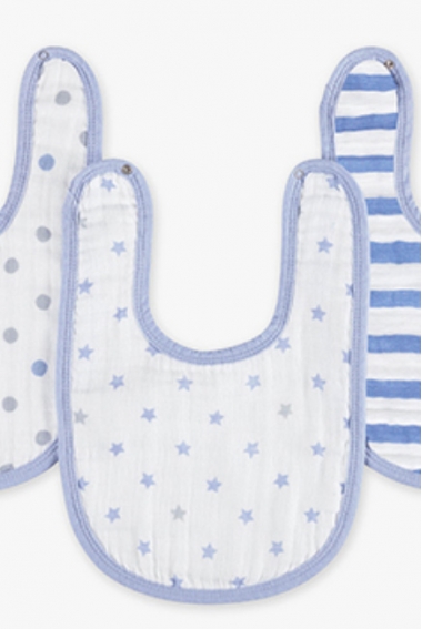 Слюнявчик муслиновый Aden by Aden Anais, набор из 3 штук, Little Bib Dashing