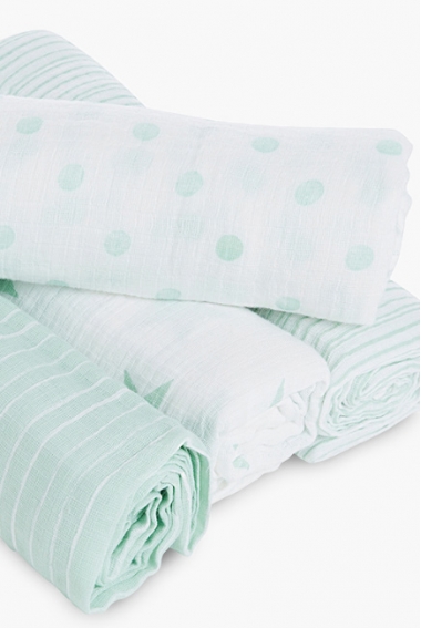 Муслиновые пеленки для новорожденных Aden by Aden Anais, большие, набор 4, Dream