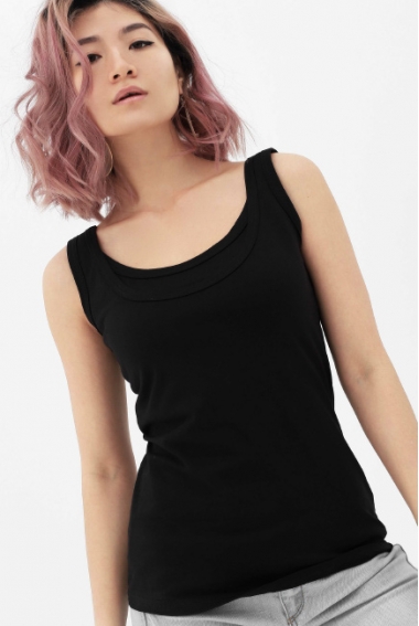 Майка для кормящих и беременных, цвет черный