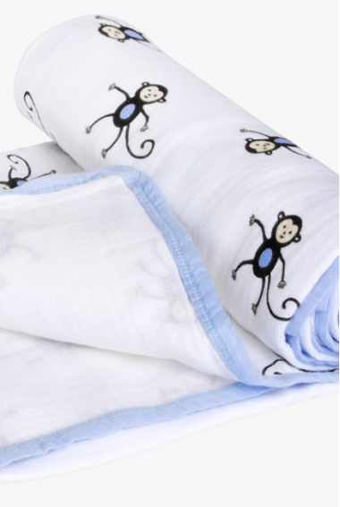 Одеяло муслиновое для коляски Aden by Aden&Anais, Monkeys