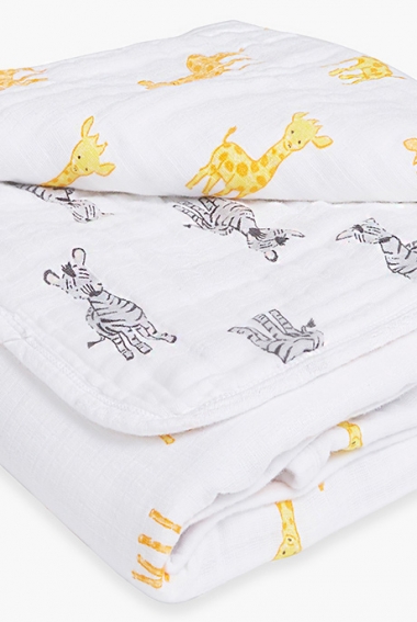 Одеяло муслиновое Aden by Aden&Anais, Dream Safari Babes-Giraffe/Zebra