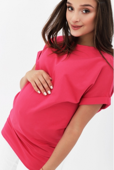 Туника для беременных, цвет фуксия