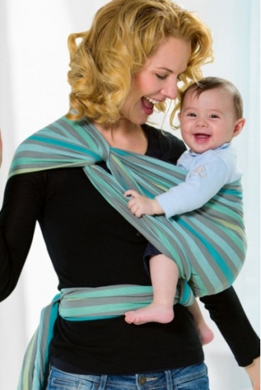 Слинг-шарф Amazonas (двойное диагональное плетение), Pacific