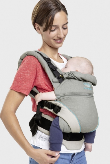 Эргорюкзак Manduca XT, Grey-Ocean (серый с бирюзовым)