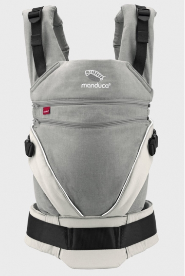 Эргорюкзак Manduca XT, Grey-White (серый с белым)