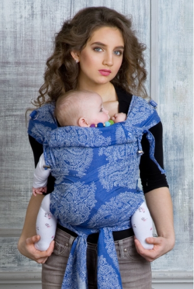 Май-слинг Diva Essenza Azzurro Linen со льном