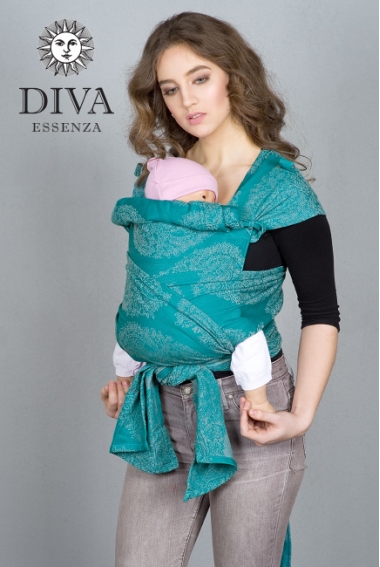 Май-слинг для новорожденных Diva Essenza, Smeraldo УЦЕНКА