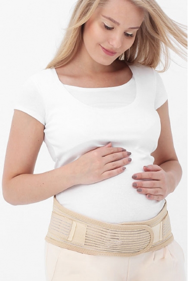 Бандаж до и послеродовой низкий, бежевый