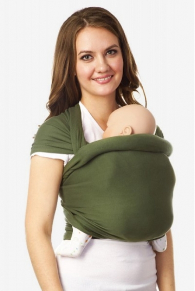 Трикотажный слинг-шарф, хаки