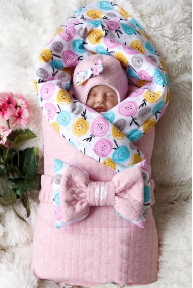 Комплект на выписку холодное лето plus, Rosa Dior (6 предметов)