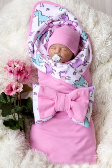 Комплект на выписку жаркое лето, Unicorn (5 предметов)