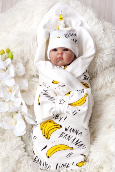 Комплект на выписку летний, Bananas (4 предмета)