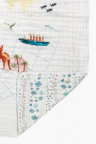 Муслиновое одеяло Aden Anais, Around The World