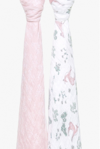 Муслиновые пеленки для новорожденных Aden Anais большие, набор 2, Forest Fantasy