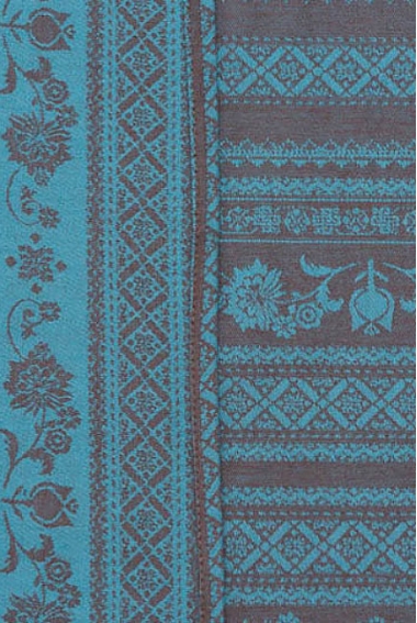 Слинг с кольцами с бамбуком Карауш, Adel Turquoise