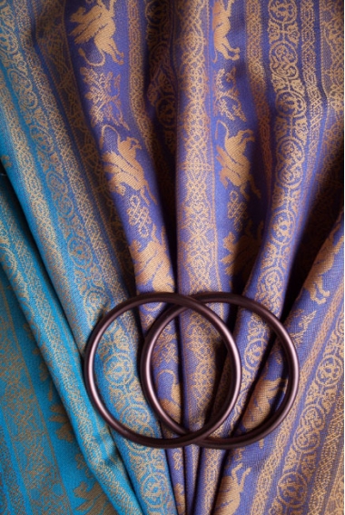 Слинг с кольцами с бамбуком Карауш, Kuzma Rainbow Opal