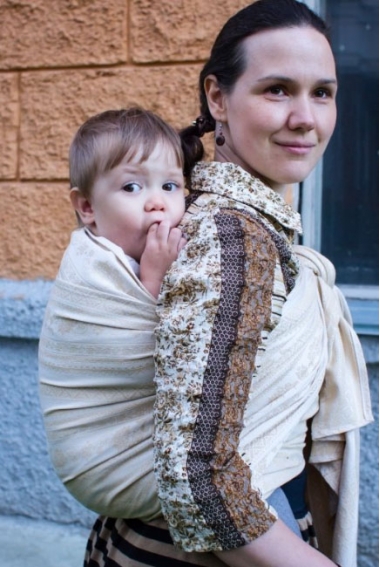 Слинг-шарф с бамбуком Карауш, Adel Baked Milk