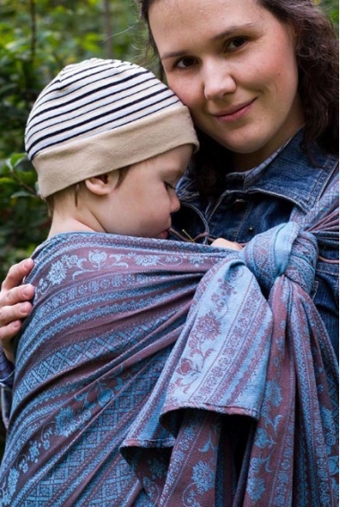 Слинг-шарф с бамбуком Карауш, Adel Turquoise