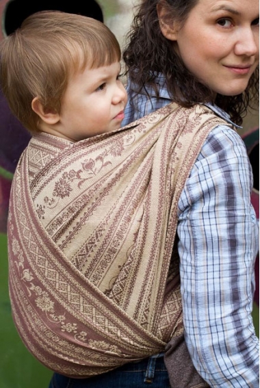 Слинг-шарф с бамбуком Карауш, Adel Toffee