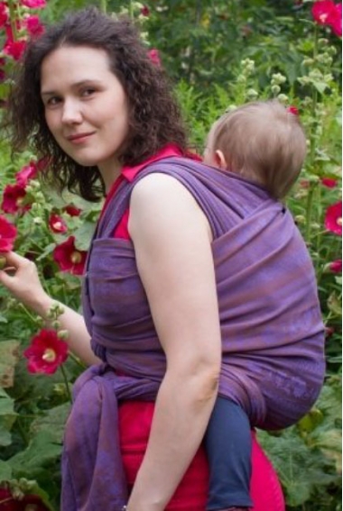 Слинг-шарф с бамбуком Карауш, Adel Plum Branch